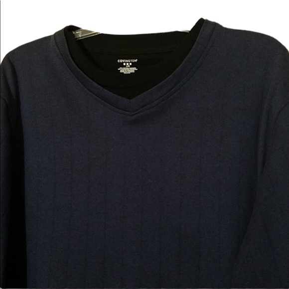 Covington Long Sleeves Ribbed Shirt Size L - Picture 6 of 12